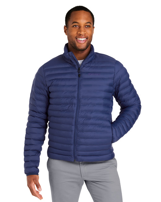 Marmot Mens Echo Featherless 100% Recycled Nylon Puff Full Zip Jacket With Pockets